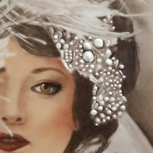 Oil on Porcelain Painting - Picture 3 of 7